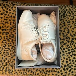 Abeo Sz 9 white leather Encore Lace trainers